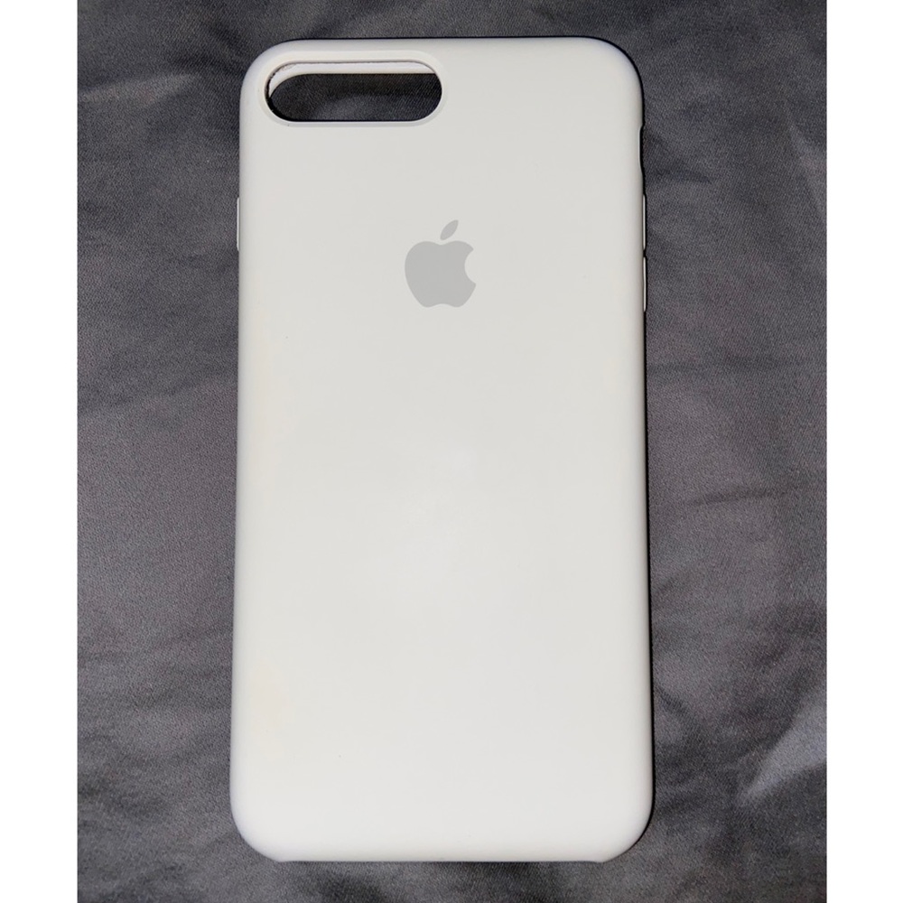 White Silicon iPhone 8 Plus Case